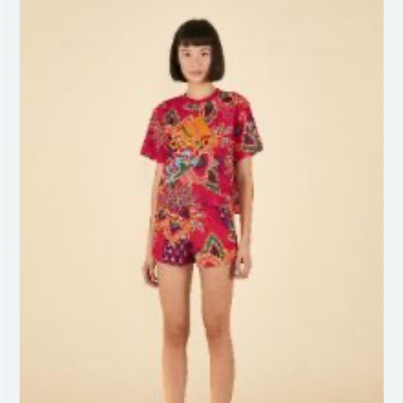 Adidas Farm GFX Tee  Pink and Orange - Picture 6 of 9